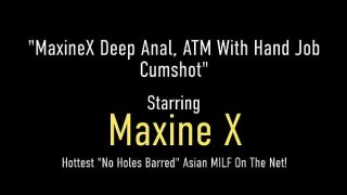 Maxine X, la Chica Ardiente, Toma la Polla de DK Tan Profundo Como Puede en su Vagina y Ano!